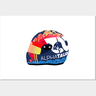 Yuki Tsunoda - American GP Helmet 2021 Posters and Art